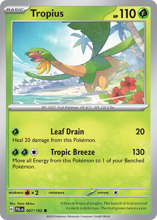 Tropius 007/193 - Reverse Holo