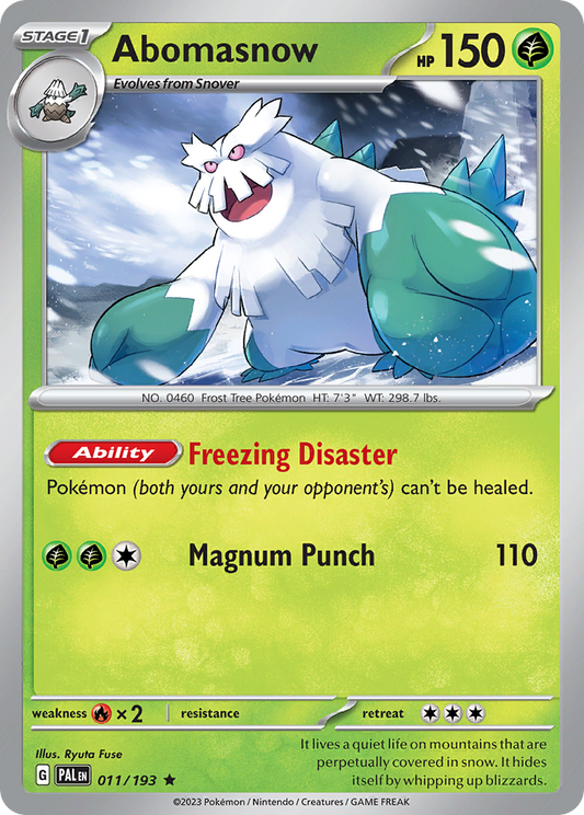 Abomasnow 011/193 - Reverse Holo