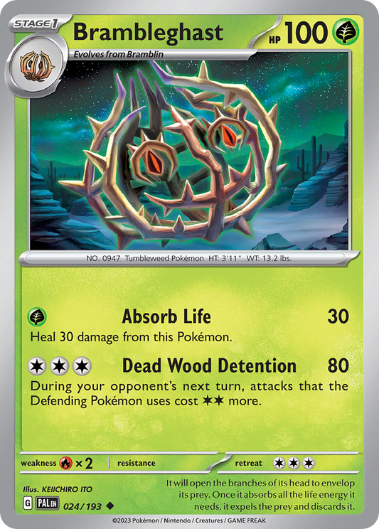 Brambleghast 024/193 - Reverse Holo