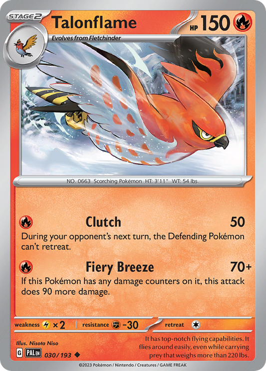 Talonflame 030/193 - Reverse Holo