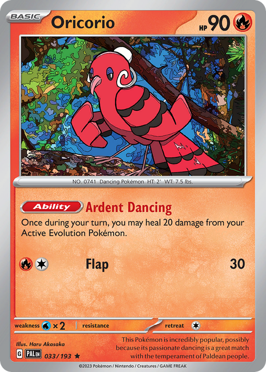 Oricorio 033/193 - Reverse Holo