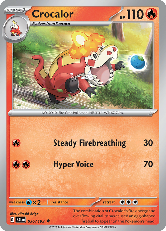 Crocalor 036/193 - Reverse Holo