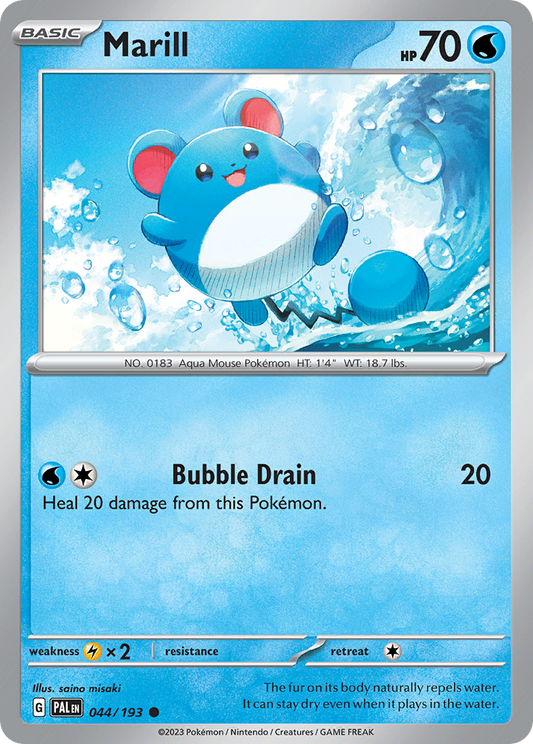 Marill 044/193 - Reverse Holo