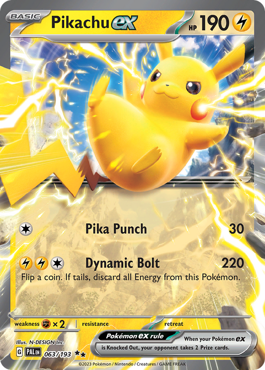 Pikachu ex 063/193