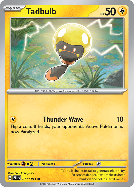 Tadbulb 077/193 - Reverse Holo