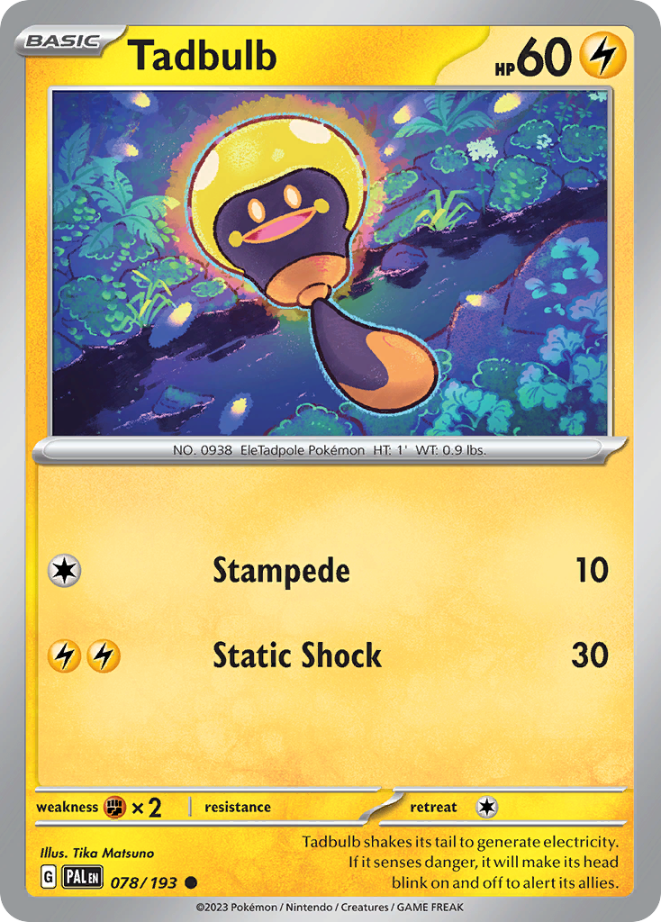 Tadbulb 078/193 - Reverse Holo