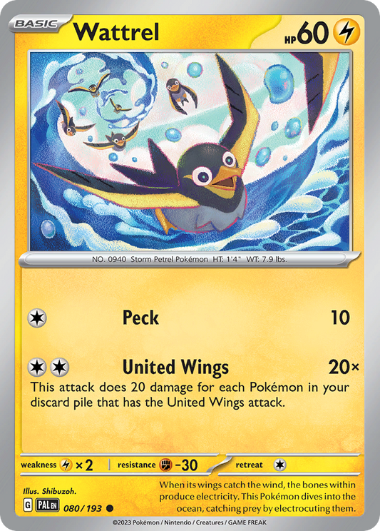 Wattrel 080/193 - Reverse Holo