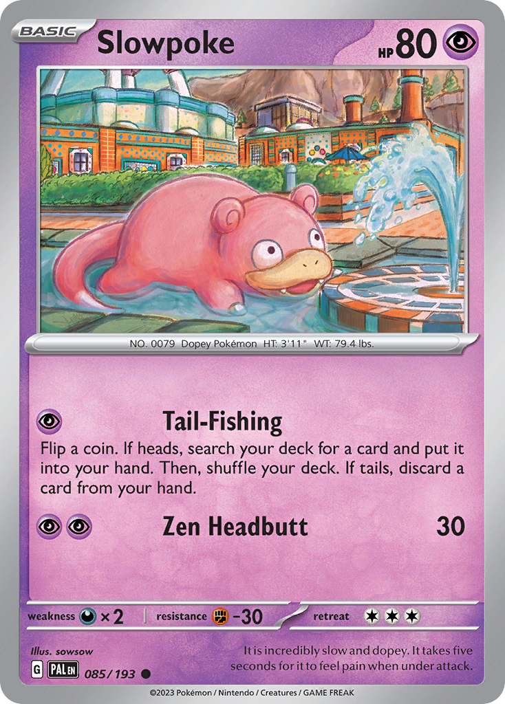 Slowpoke 085/193 - Reverse Holo