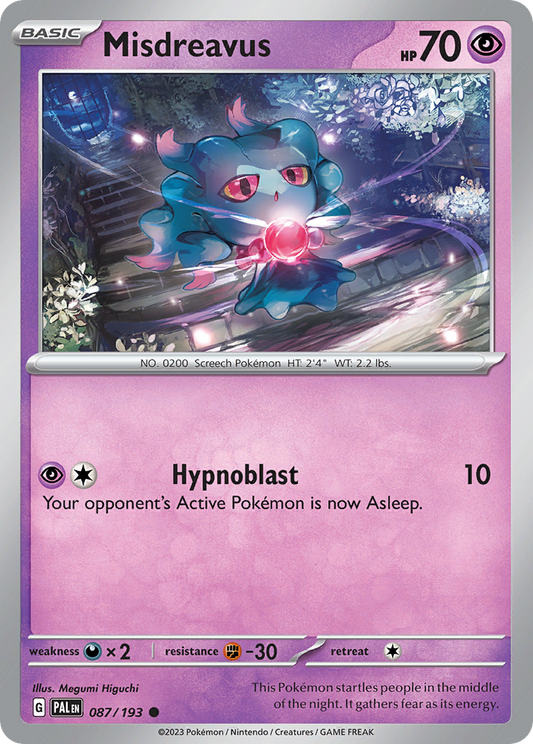 Misdreavus 087/193 - Reverse Holo