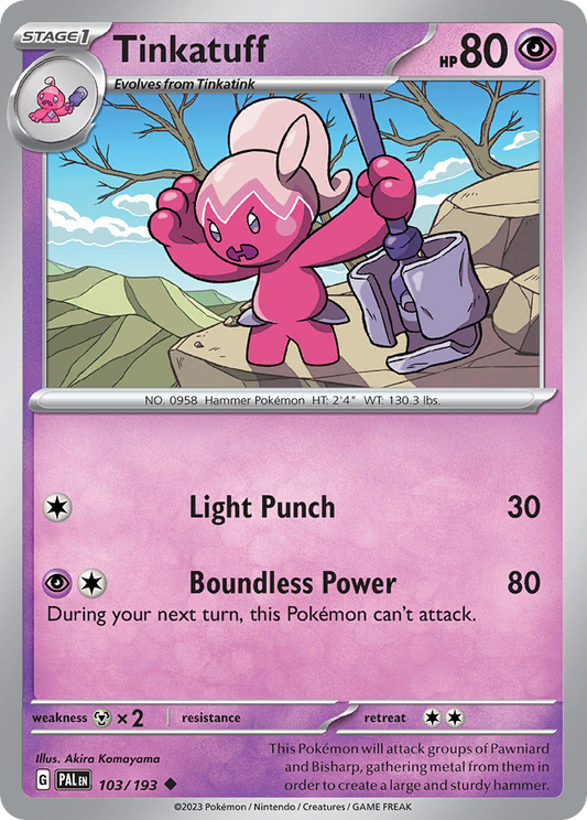 Tinkatuff 103/193 - Reverse Holo