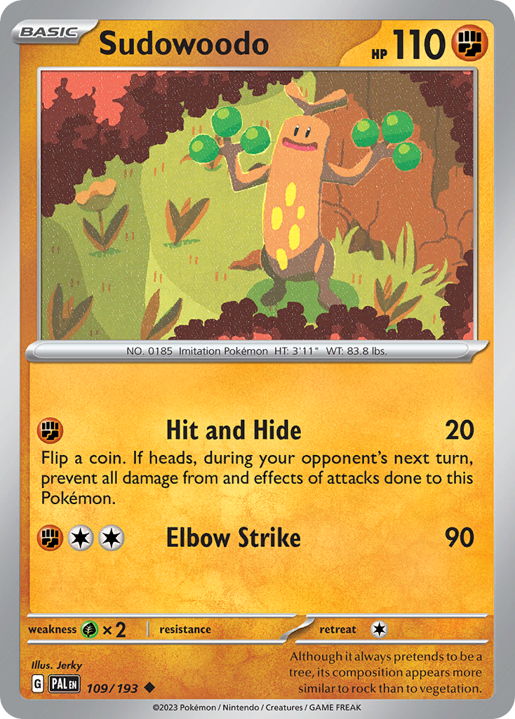 Sudowoodo 109/193 - Reverse Holo