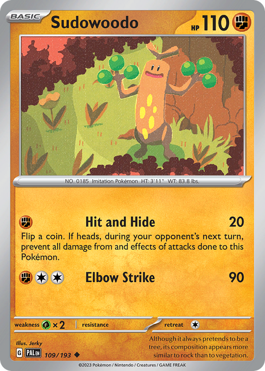 Sudowoodo 109/193 - Reverse Holo