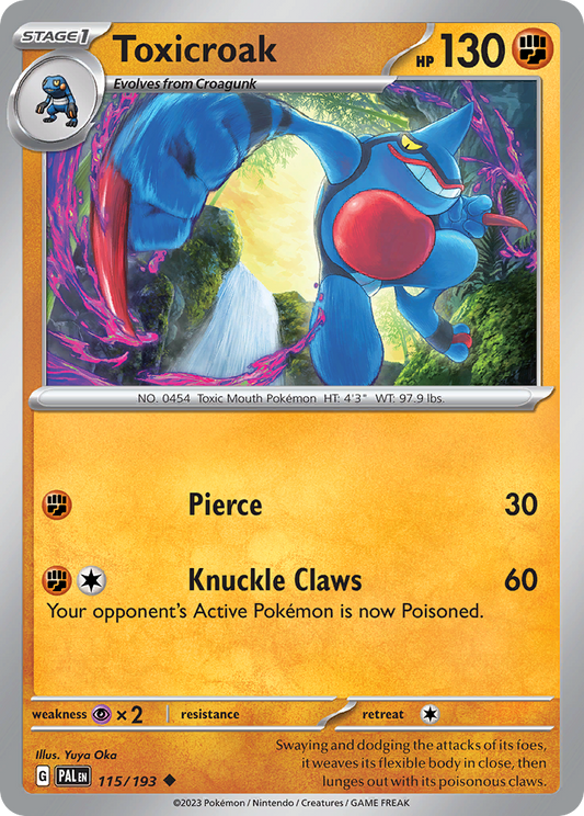 Toxicroak 115/193 - Reverse Holo