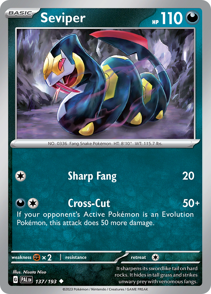 Seviper 137/193 - Reverse Holo