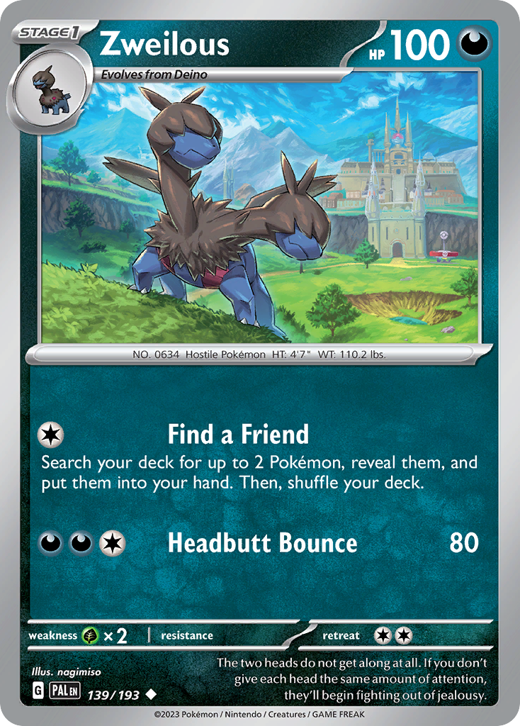 Zweilous 139/193 - Reverse Holo