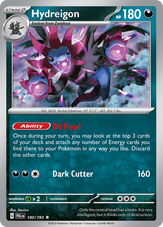 Hydreigon 140/193 - Reverse Holo