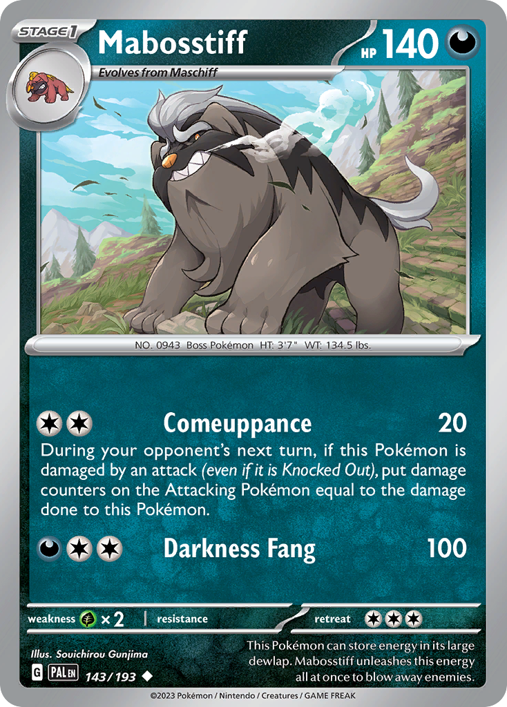 Mabosstiff 143/193 - Reverse Holo
