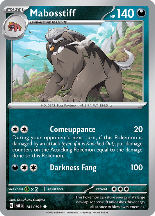 Mabosstiff 143/193 - Reverse Holo