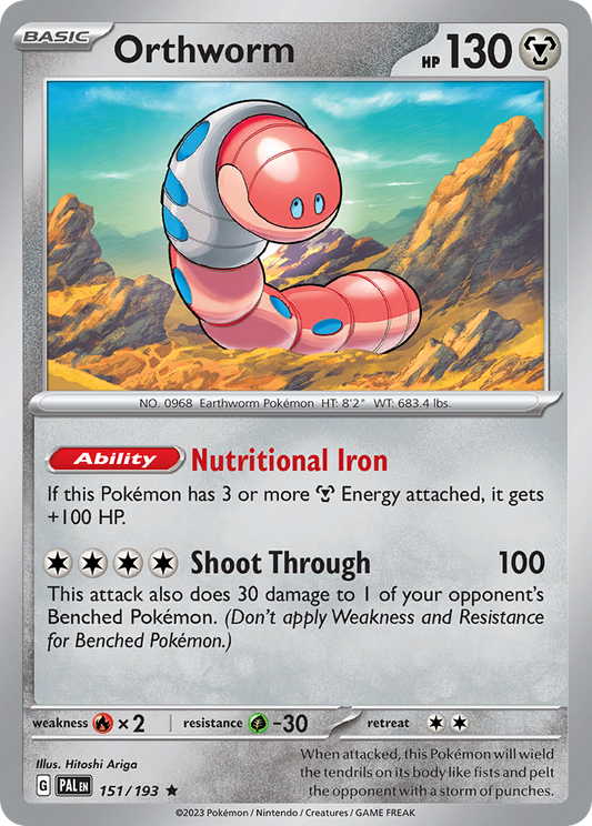 Orthworm 151/193 - Reverse Holo