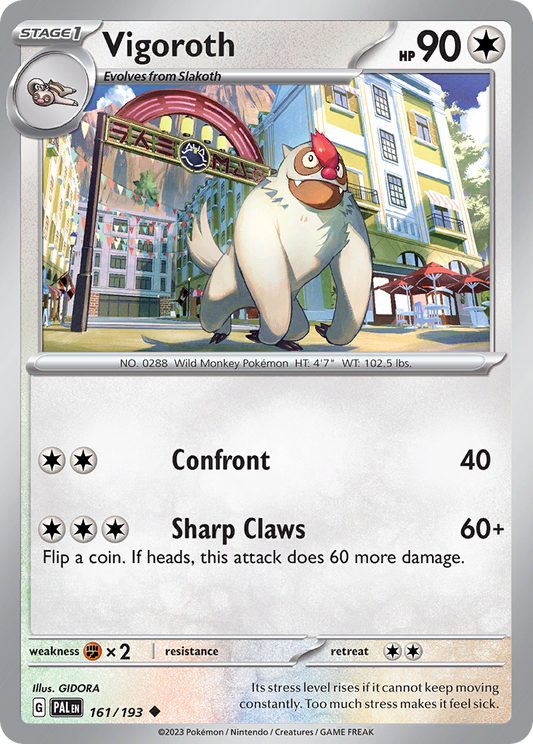 Vigoroth 161/193 - Reverse Holo