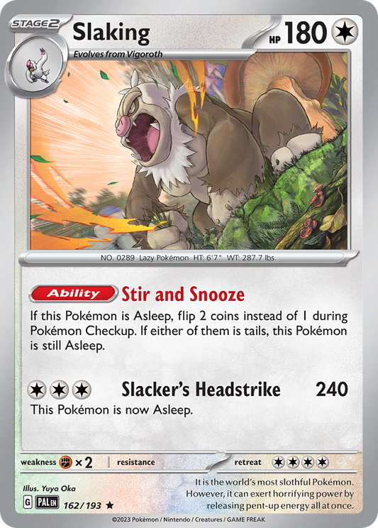 Slaking 162/193 - Reverse Holo
