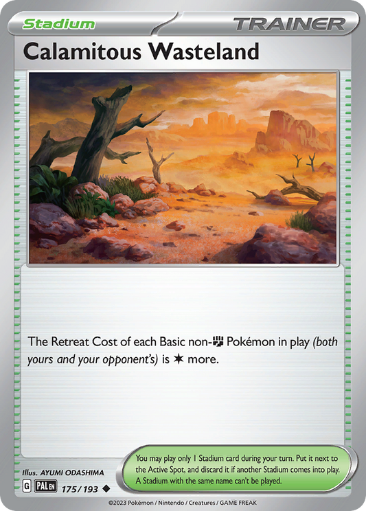 Calamitous Wasteland 175/193 - Reverse Holo