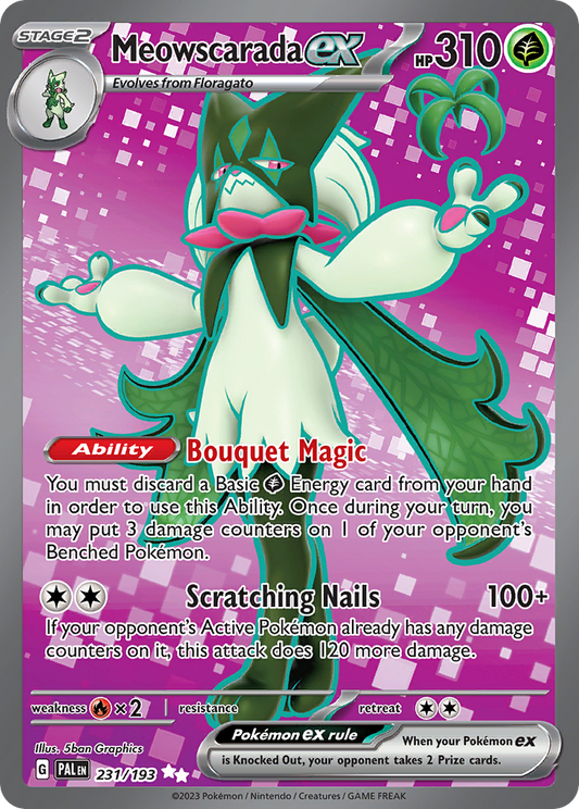 Meowscarada ex 231/193
