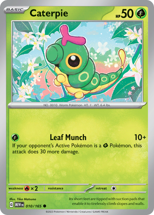 Caterpie 010/165 - Reverse Holo