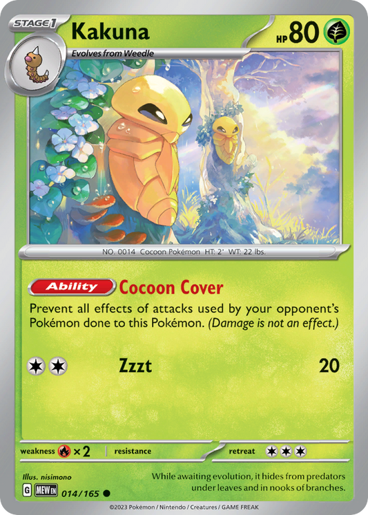 Kakuna 014/165 - Reverse Holo
