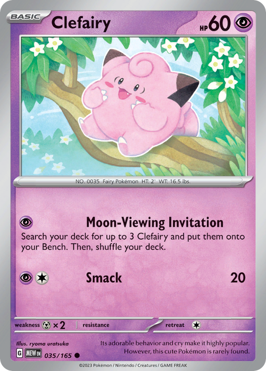 Clefairy 035/165 - Reverse Holo