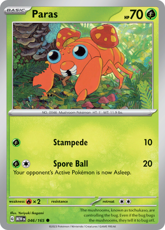 Paras 046/165 - Reverse Holo