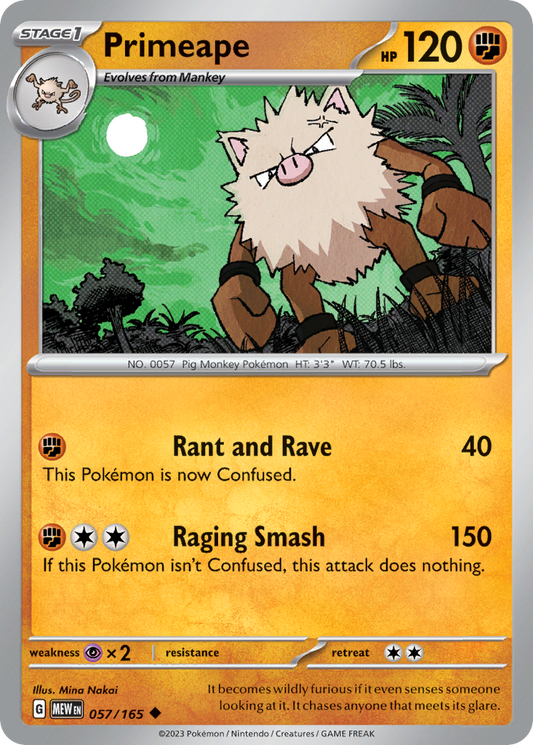 Primeape 057/165