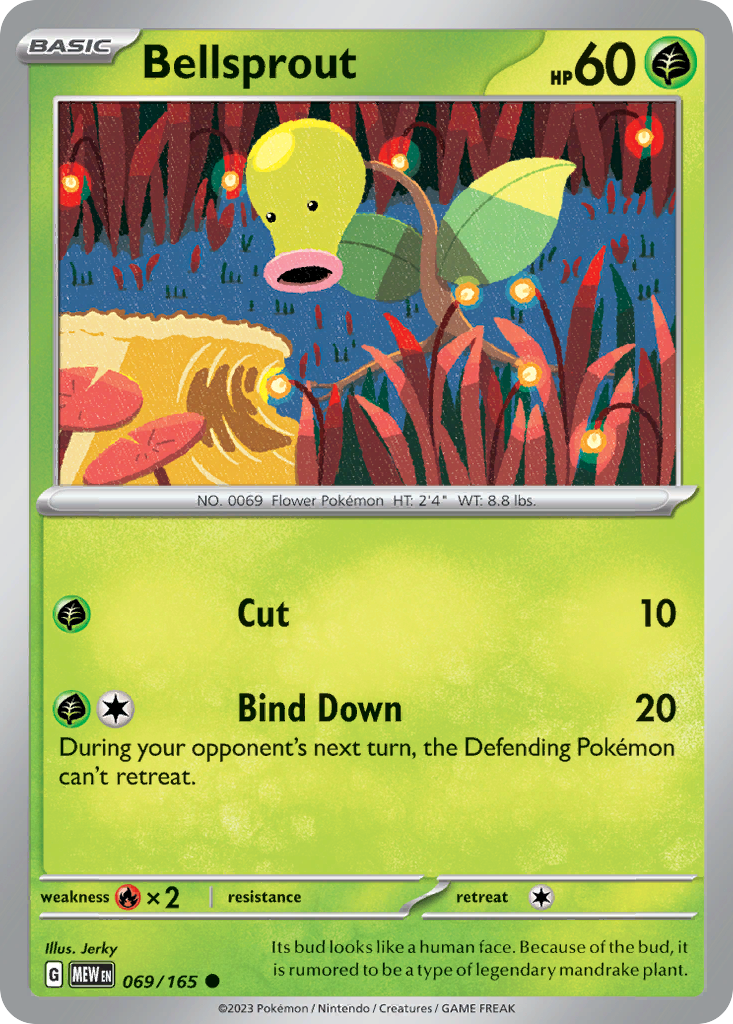 Bellsprout 069/165 - Reverse Holo