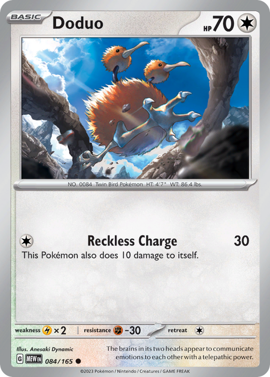 Doduo 084/165 - Reverse Holo