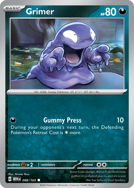 Grimer 088/165 - Reverse Holo