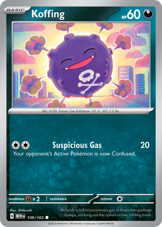 Koffing 109/165 - Reverse Holo