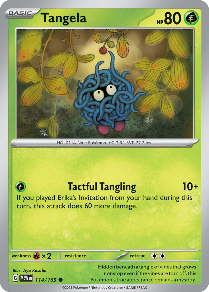 Tangela 114/165 - Reverse Holo