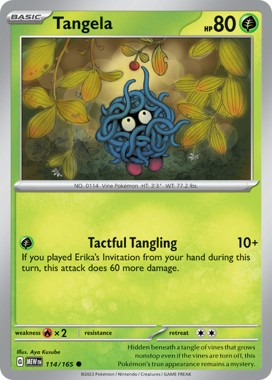 Tangela 114/165 - Reverse Holo