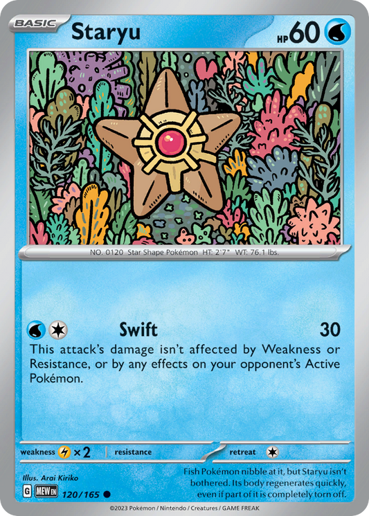 Staryu 120/165 - Reverse Holo