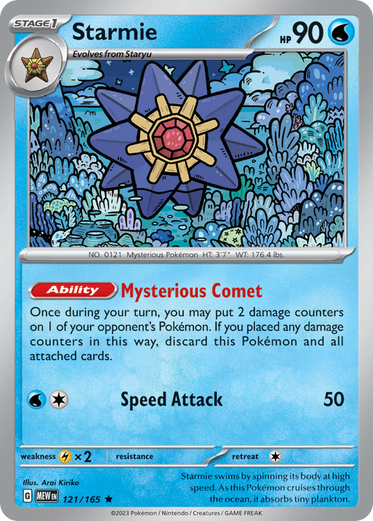 Starmie 121/165