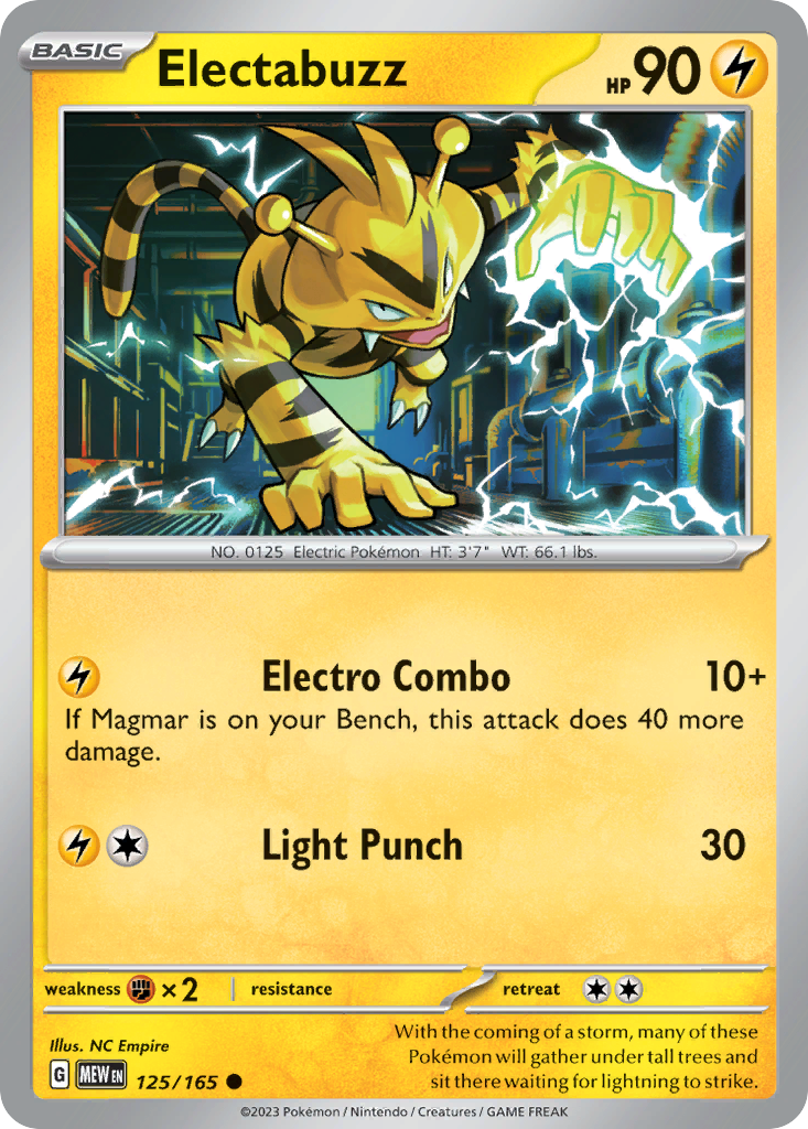 Electabuzz 125/165 - Reverse Holo