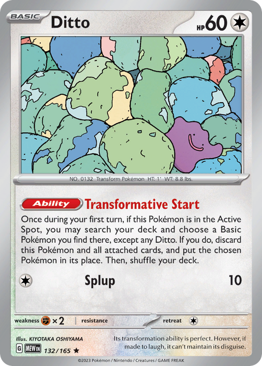 Ditto 132/165 - Reverse Holo