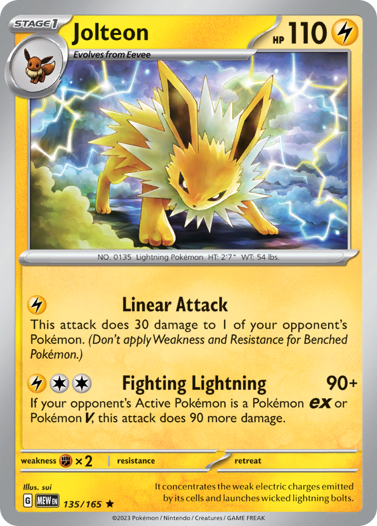Jolteon 135/165