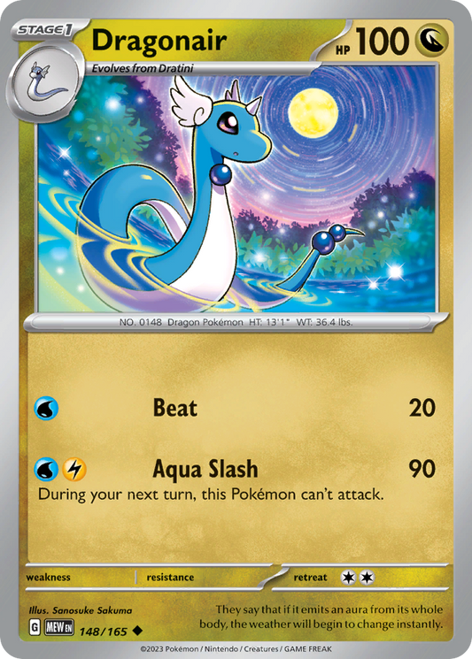 Dragonair 148/165 - Reverse Holo