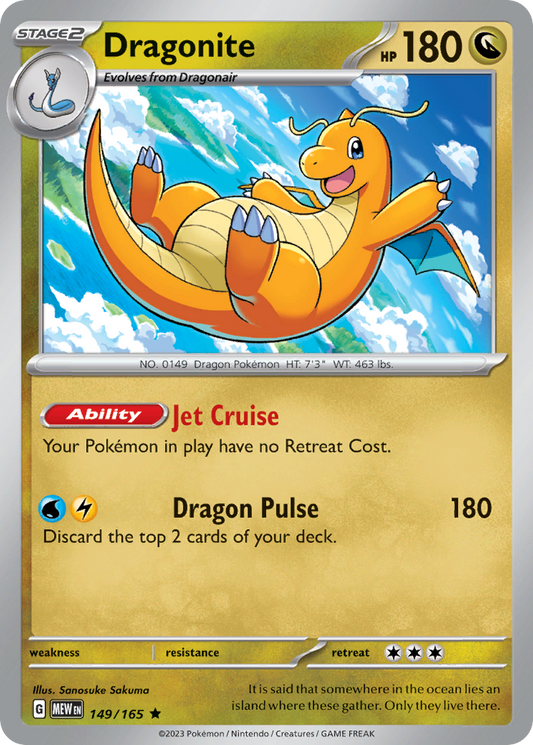 Dragonite 149/165 - Reverse Holo