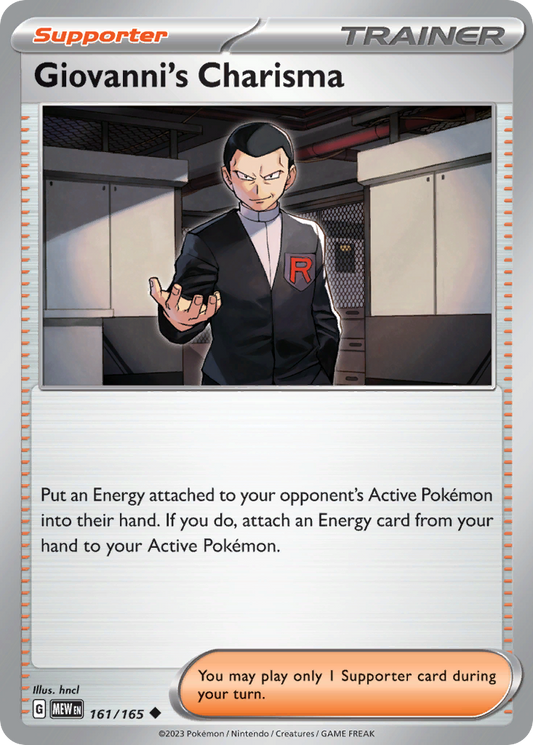Giovanni’s Charisma 161/165 - Reverse Holo