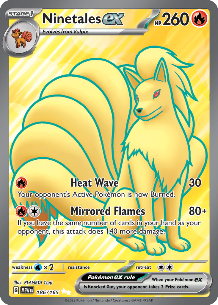 Ninetales ex 186/165