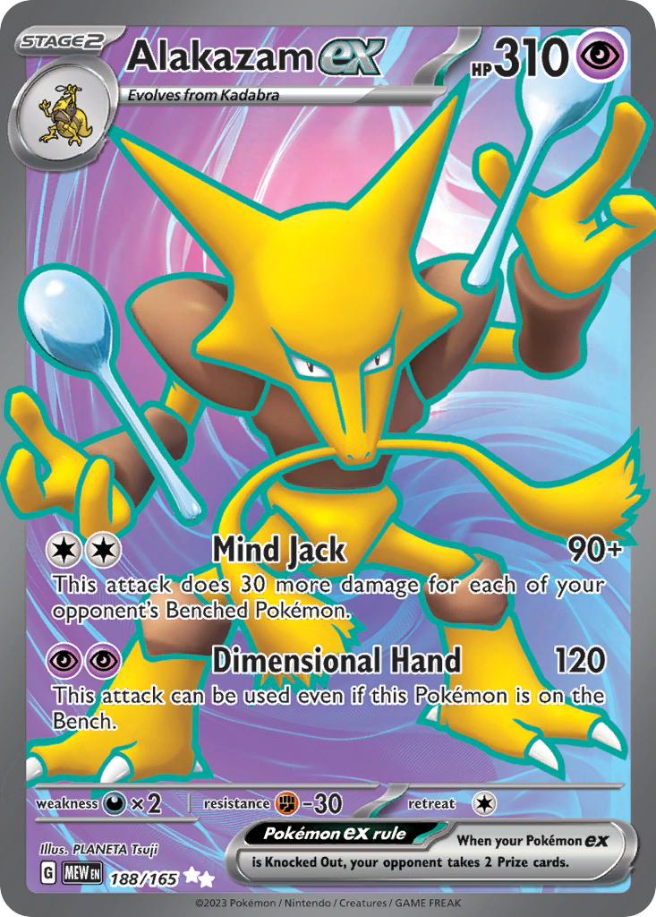 Alakazam ex 188/165