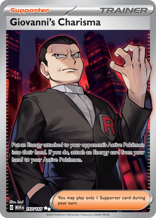 Giovanni’s Charisma 197/165
