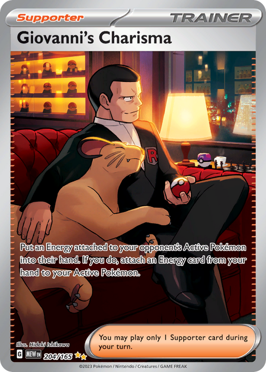 Giovanni’s Charisma 204/165